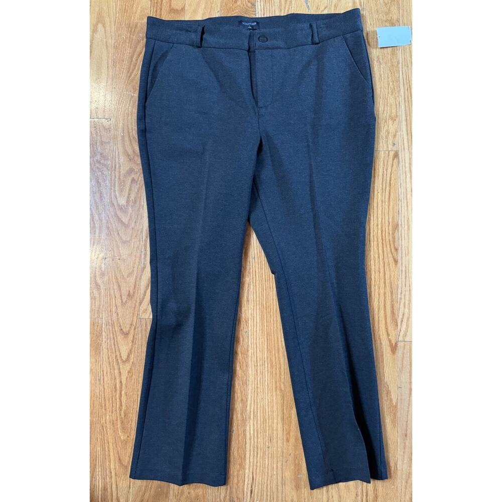 NYDJ Sculpt-Her Classic Trousers Womens Size 18P Charcoal Heathered (new) - Picture 4 of 8
